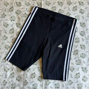 adidas Black Cotton Bike Shorts